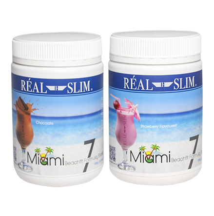 Réal Slim Miami Beachfit Formula 7 Shake (Strawberry and Chocolate) 7 Days Package